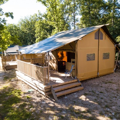Glamping Lodgetent deluxe	-block
